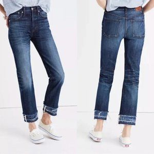 NWT Madewell River & Thread NWT High Rise Boyjean Double Hem (26)